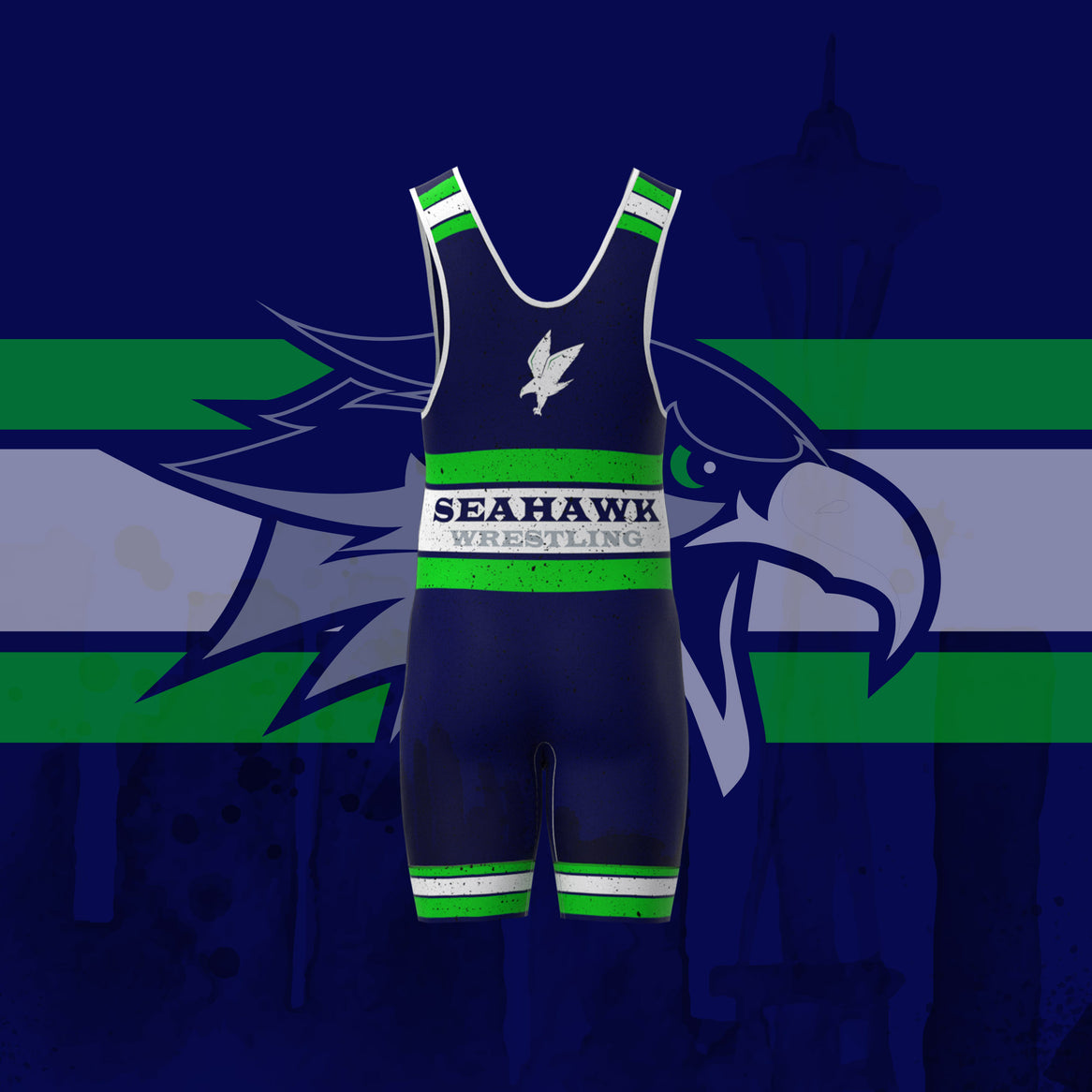 Seahawk Wrestling Singlet Xtreme Pro Apparel