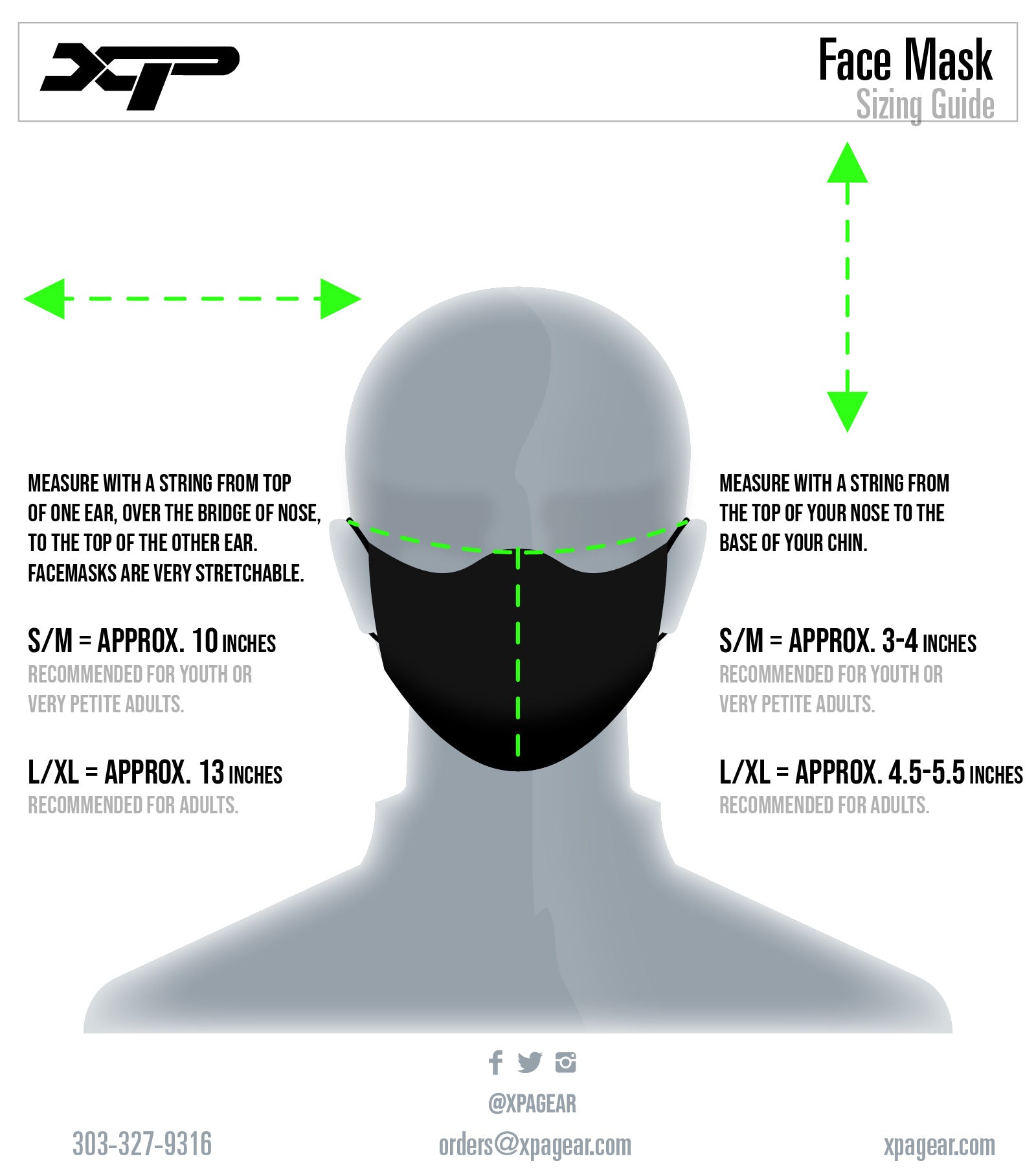 Sublimated Antimicrobial Face Mask in Black Xtreme Pro Apparel