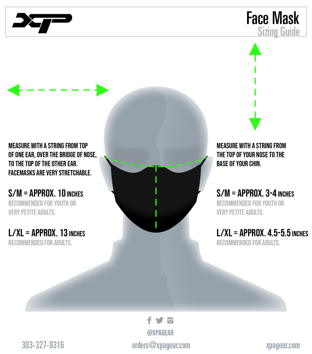 Sublimated Antimicrobial Ghost Mask Xtreme Pro Apparel