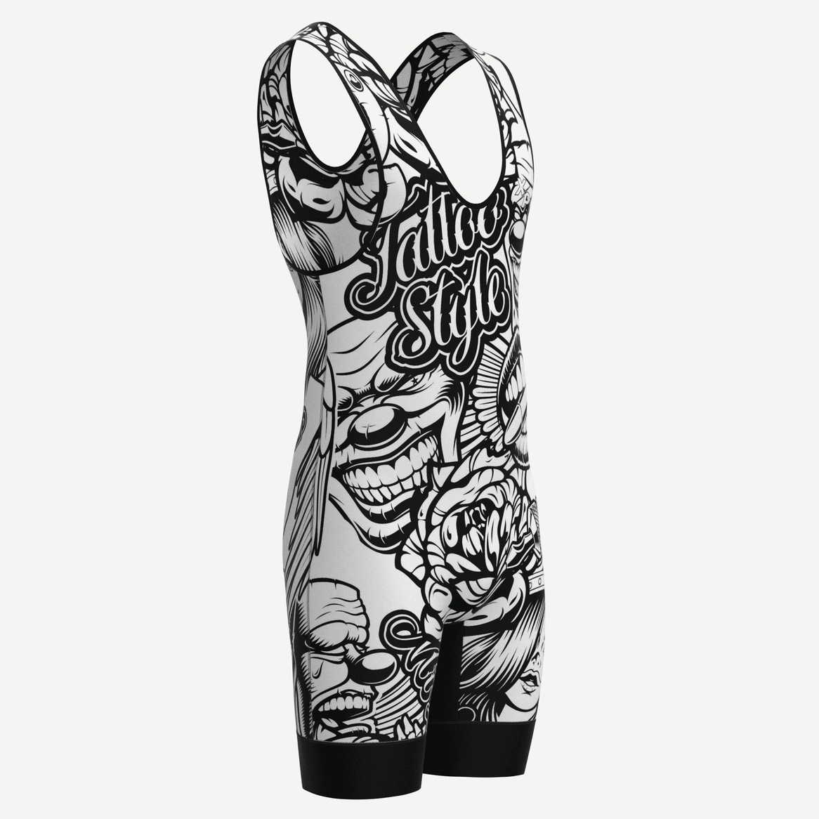 Tattoo Style Men's Wrestling Singlet Xtreme Pro Apparel