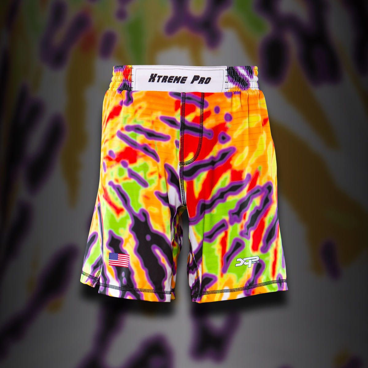 Tie Dye Sport Shorts Xtreme Pro Apparel