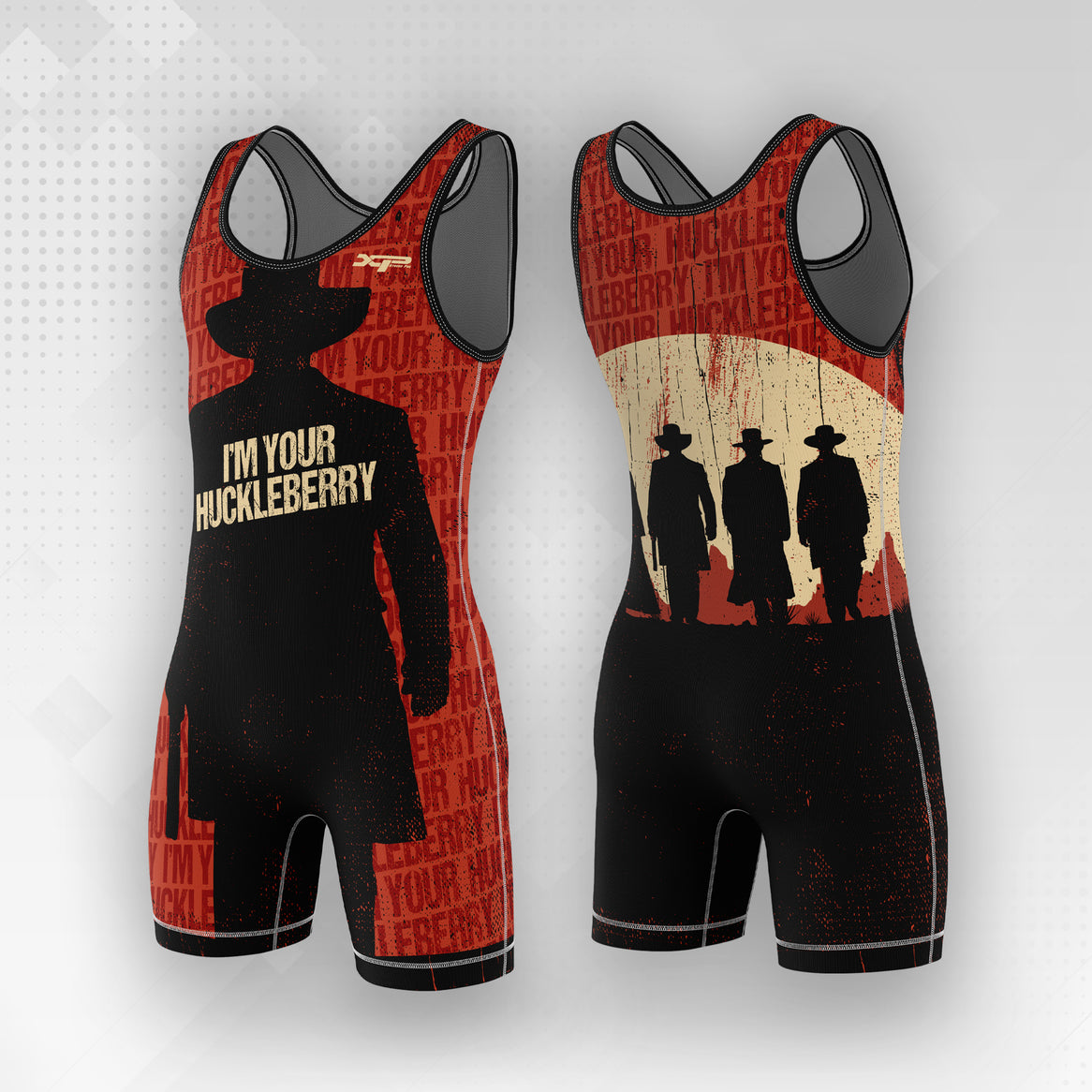 Fully Sublimated I'm Your Huckleberry Singlet Xtreme Pro Apparel