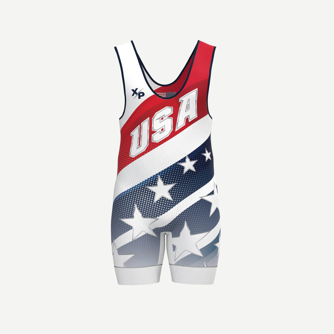 USA Stripes Singlet Xtreme Pro Apparel