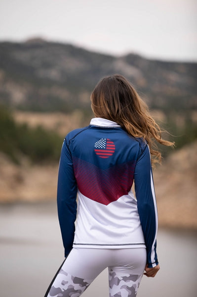 USA "Coach's" Quarter Zip Xtreme Pro Apparel