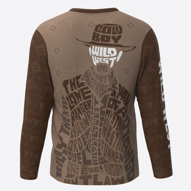 Exclusive RMN Wild West Fully Sublimated Long Sleeve Dry Fit Xtreme Pro Apparel