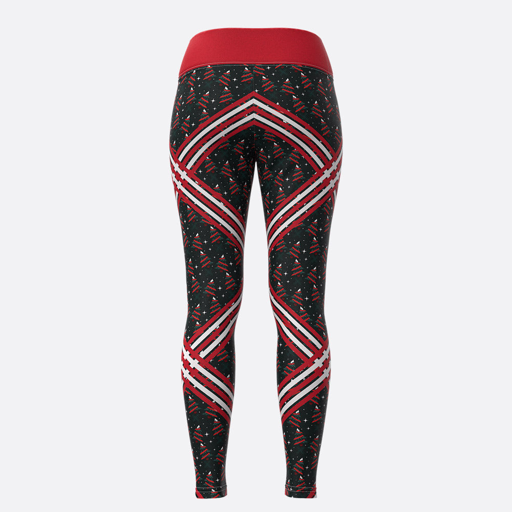 Xmas Ribbons Womens Compression Pants Xtreme Pro Apparel