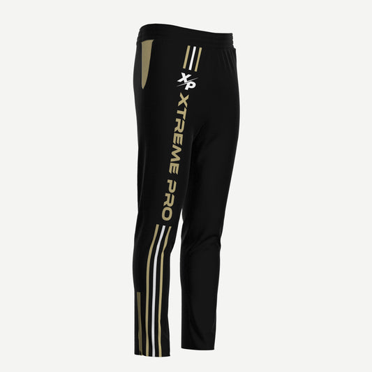 Vegas Gold Elite Fully Sublimated Sweatpants w- Pockets & Side Zippers Xtreme Pro Apparel