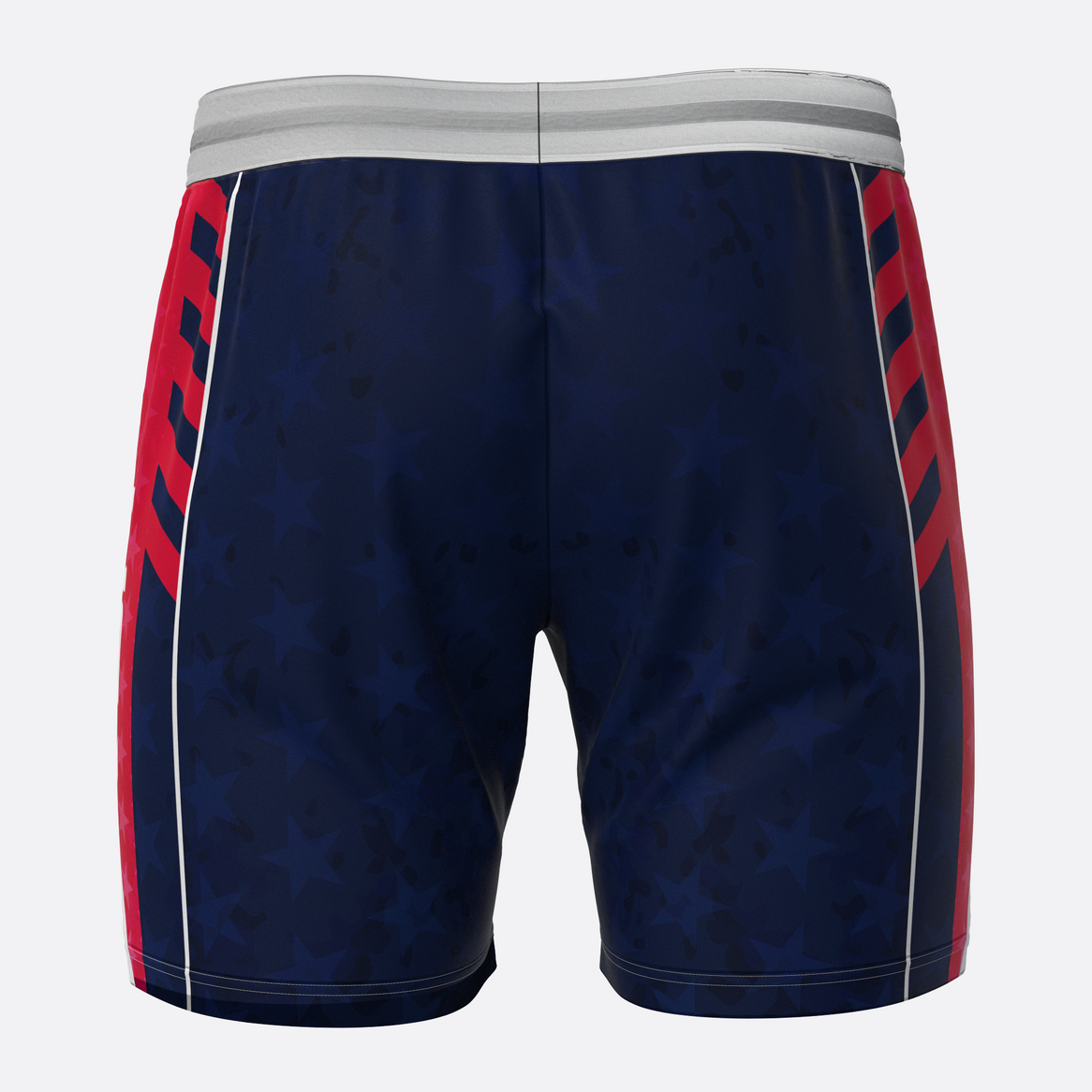 Nationals Fully Sublimated Training Shorts in Blue Xtreme Pro Apparel