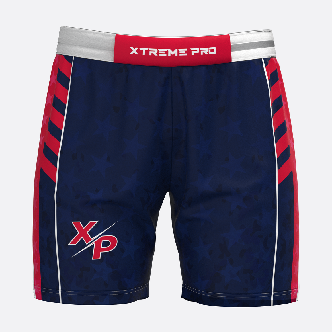 Nationals Fully Sublimated Training Shorts in Blue Xtreme Pro Apparel