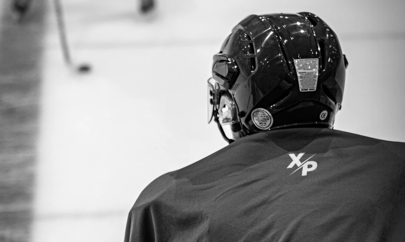 XPA hockey warmup with an XP mark